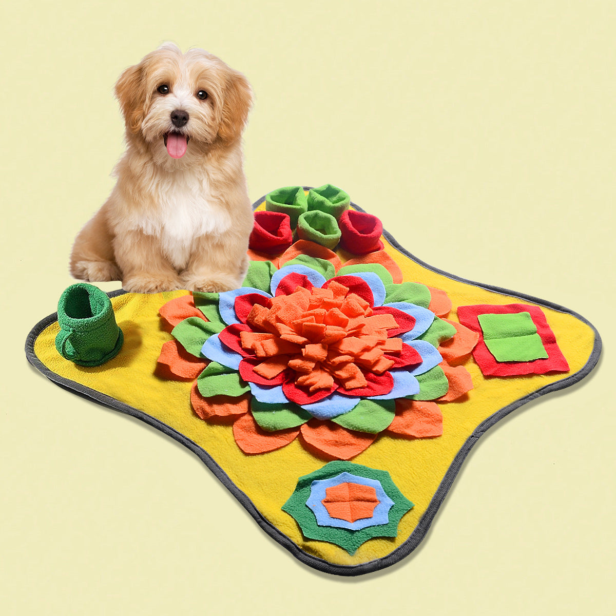 TruePet Schnüffelmatte Hund | Schnüffelteppich für Nasenarbeit | Intelligenzspielzeug gegen Langeweile