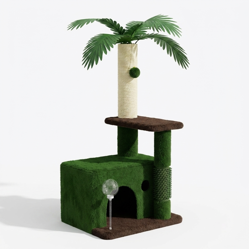 TruePet Kratzbaum Klein - Grün