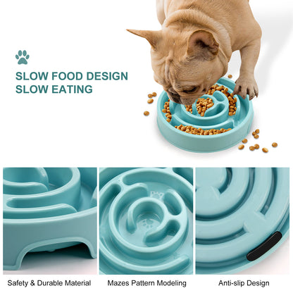 TruePet Anti-Schling Napf | Slow Feeder für Hunde & Katzen | 5–10× langsameres Fressen | Spülmaschinenfest | Ø 20 cm