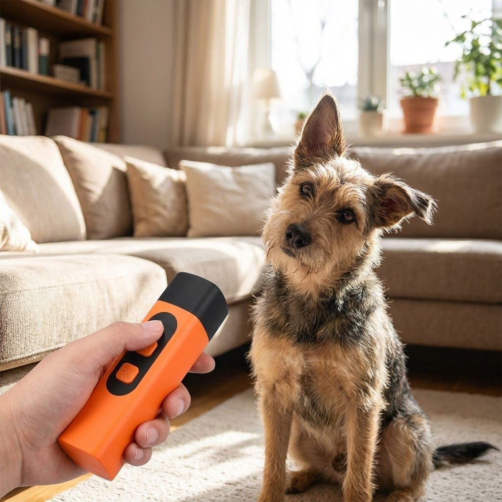 SilentPaw Pro™ | Ultraschall Anti-Bell-Trainer für Hunde – Sanft & Effektiv