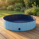 TruePet Hundepool Faltbar | Robust & Rutschfest | Auslaufsicher mit Ablassventil | XXS–XL, 2 Farben
