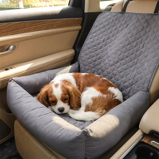 TruePet Auto-Transportbett für Hunde & Katzen | Wasserdicht | Maschinenwaschbar | Erhöhte Ränder | Nur 500g | 6 Farben