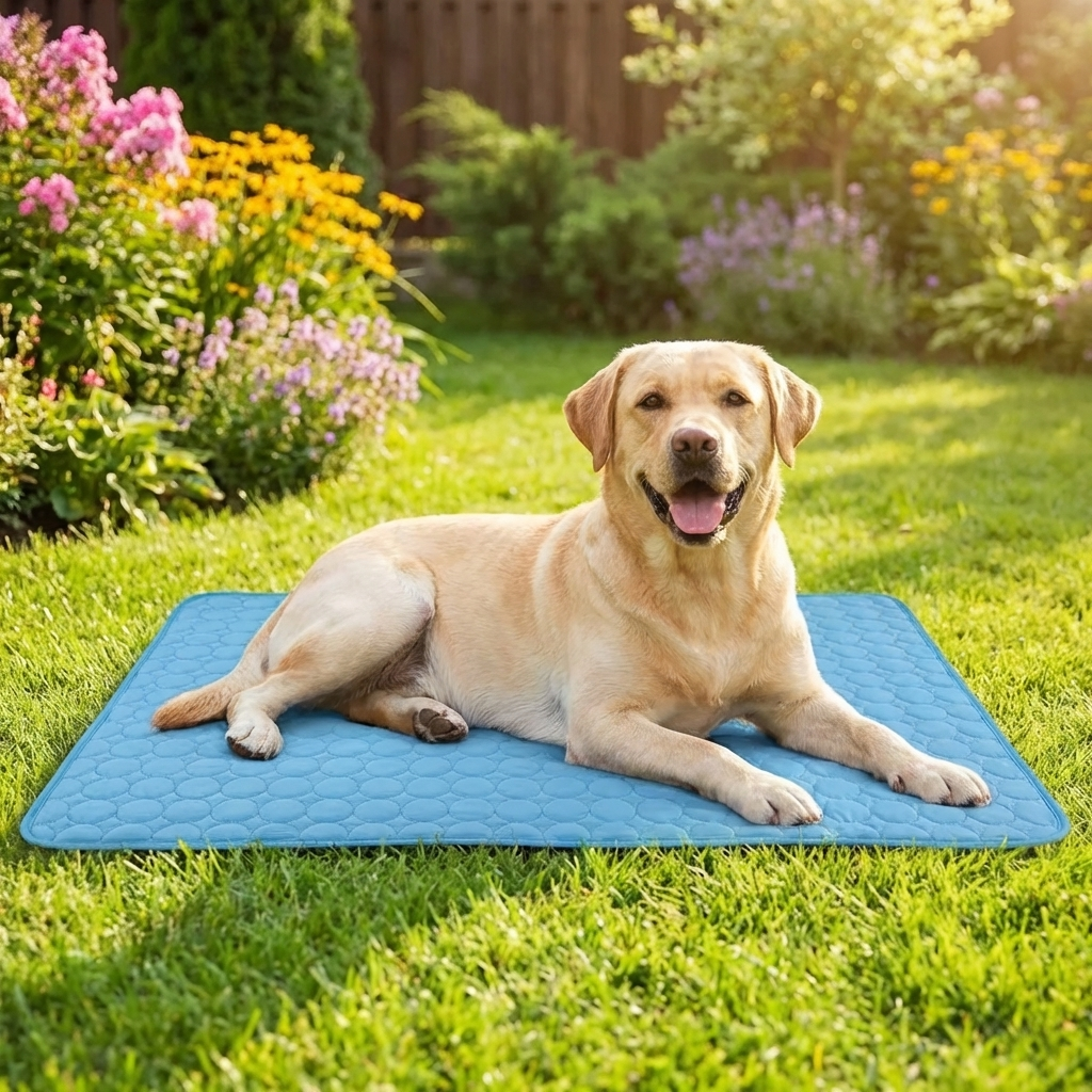 TruePet Kühlmatte für Hunde & Katzen | Selbstkühlend ohne Strom | XS bis 2XL