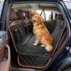 TruePet Auto-Hängematte für Hunde | Wasserdicht & Kratzfest | Universelle Passform | Rücksitzschutz | 30 Sek. Montage