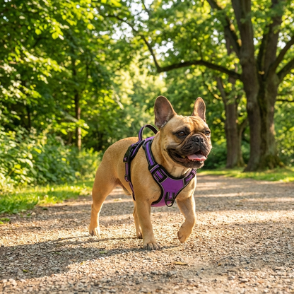 TruePet Hundegeschirr Atmungsaktiv | Mesh Brustgeschirr Sommer | Anti-Zug | Leicht | S-XL