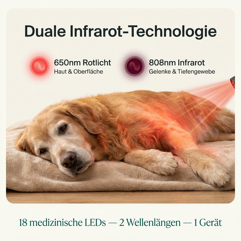 VitalPaw Pro™ — Rotlicht-Therapiegerät für Hunde | Gelenkgesundheit & Mobilität