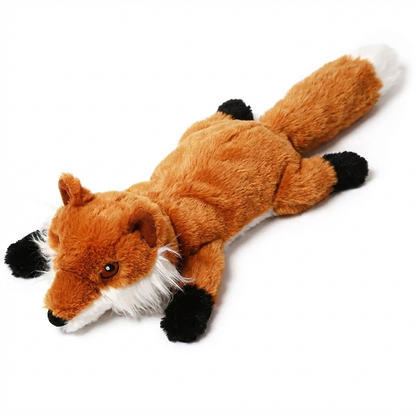 TruePet Plüsch Quietschtier | 45cm Quietschspielzeug ohne Füllung | Jagdinstinkt-Spielzeug für Hunde | Keine Sauerei