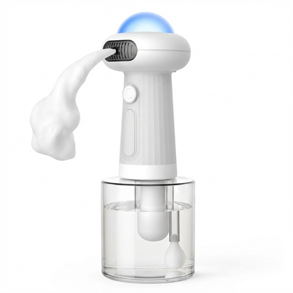 TruePet Elektrischer Schaumspender für Hunde & Katzen | IPX7 Wasserdicht | 400ml | USB Aufladbar | Für Jedes Shampoo