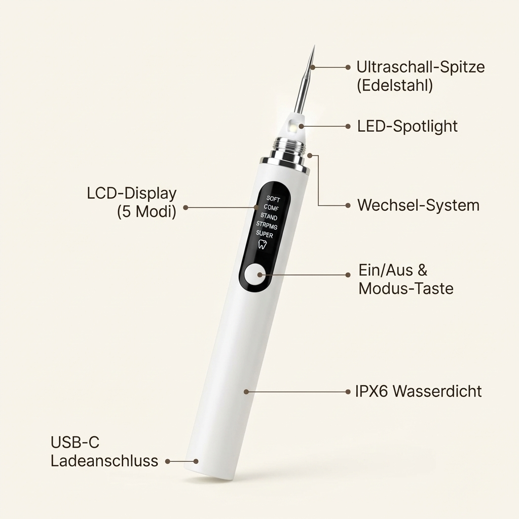 DentaPaw Pro™ — Ultraschall-Zahnpflege-Stift für Hunde | Gegen Zahnbelag & Mundgeruch