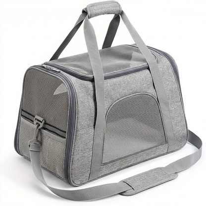 TruePet Katzentransportbox Flugzeug-tauglich | IATA konform | Handgepäck | Belüftet | S-L
