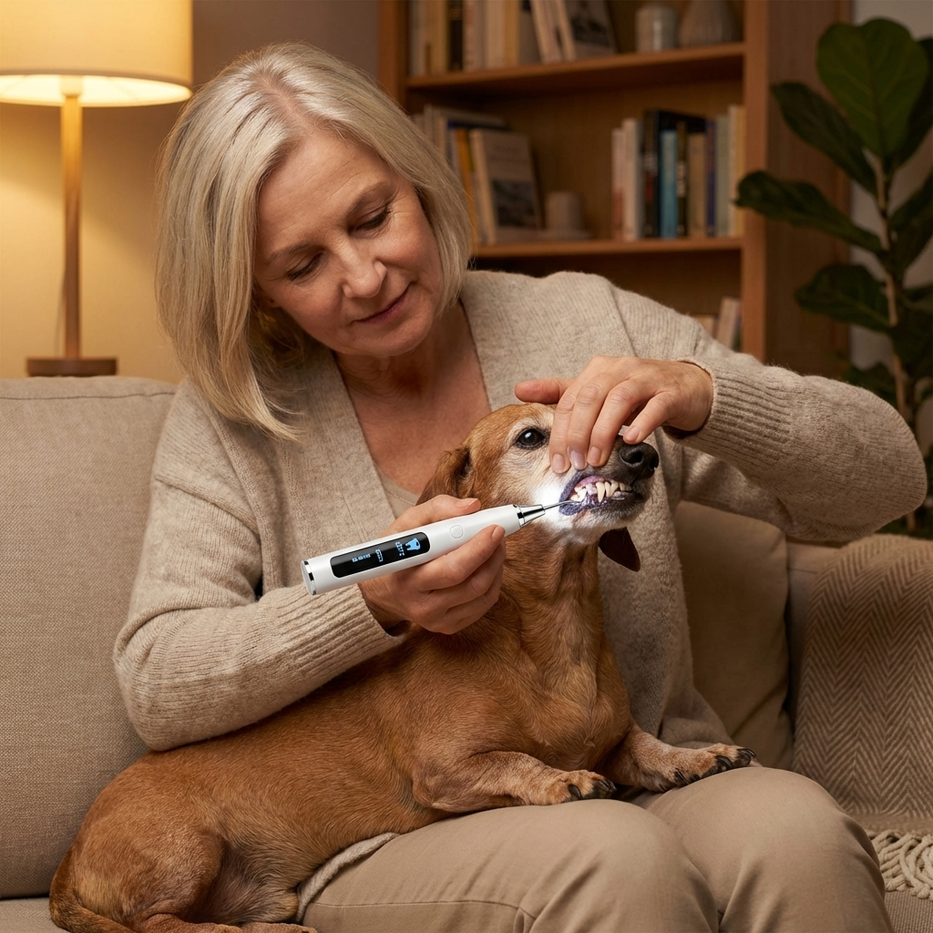 DentaPaw Pro™ — Ultraschall-Zahnpflege-Stift für Hunde | Gegen Zahnbelag & Mundgeruch