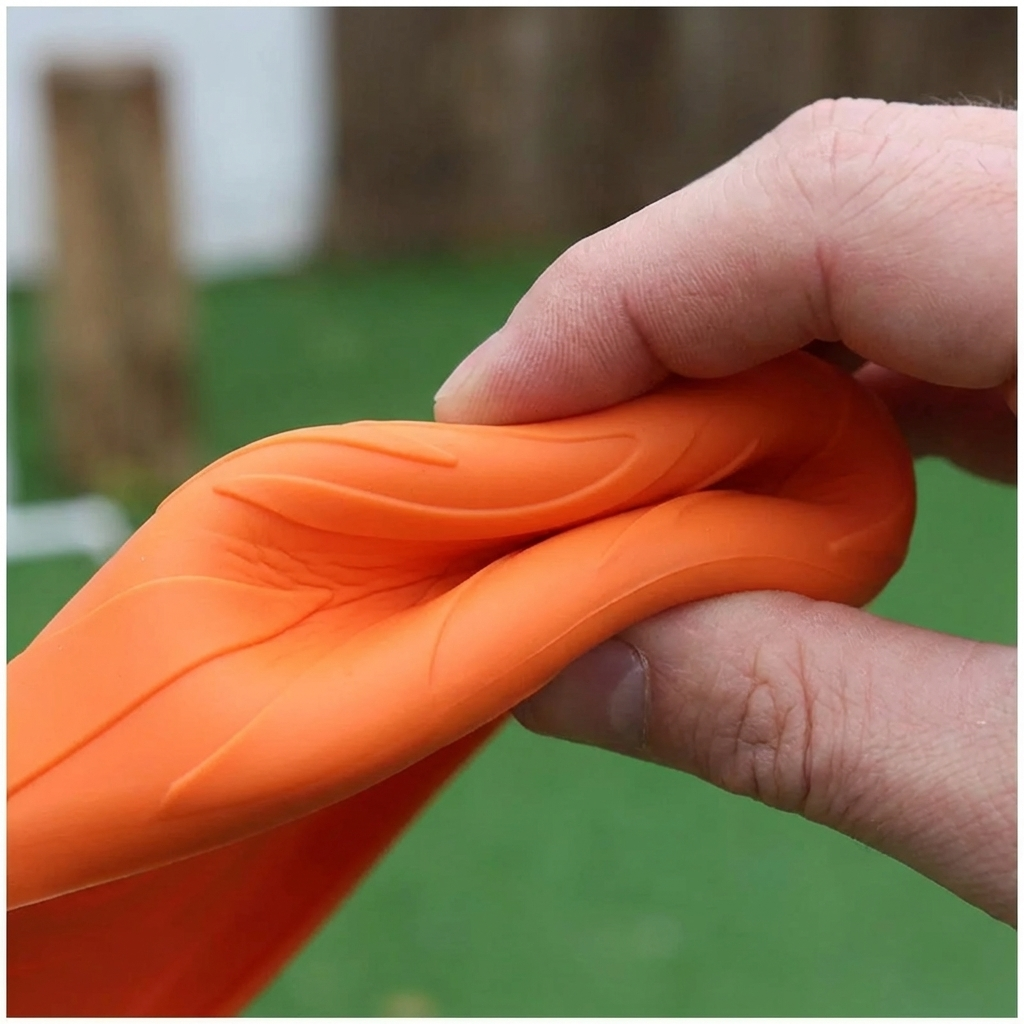 TruePet Soft Frisbee für Hunde | Weiche Silikon-Wurfscheibe | Zahnschonend & Schwimmfähig