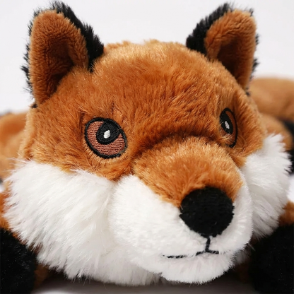 TruePet Plüsch Quietschtier | 45cm Quietschspielzeug ohne Füllung | Jagdinstinkt-Spielzeug für Hunde | Keine Sauerei