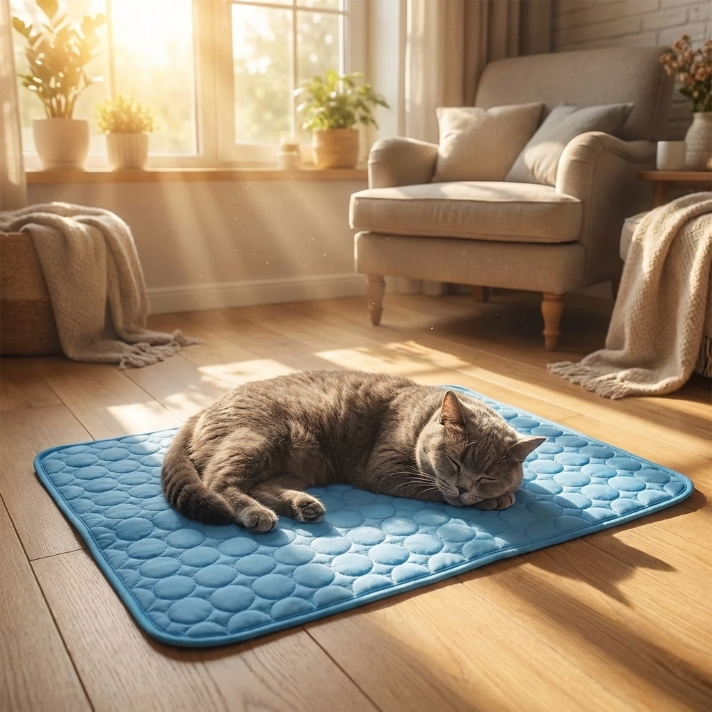 TruePet Kühlmatte für Hunde & Katzen | Selbstkühlend ohne Strom | XS bis 2XL