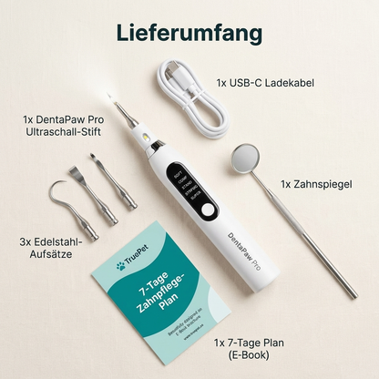 DentaPaw Pro™ — Ultraschall-Zahnpflege-Stift für Hunde | Gegen Zahnbelag & Mundgeruch
