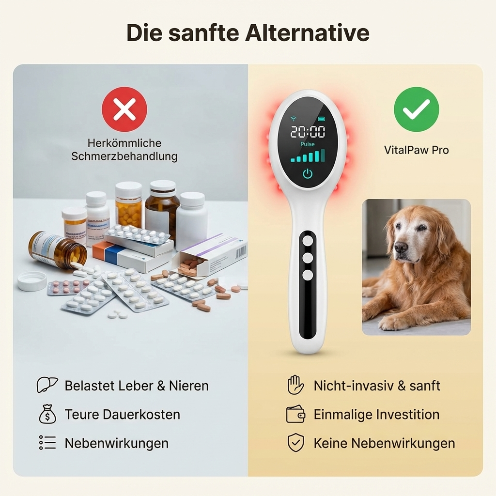 VitalPaw Pro™ — Rotlicht-Therapiegerät für Hunde | Gelenkgesundheit & Mobilität