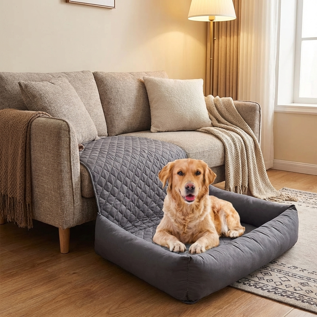 TruePet Auto-Transportbett für Hunde & Katzen | Wasserdicht | Maschinenwaschbar | Erhöhte Ränder | Nur 500g | 6 Farben
