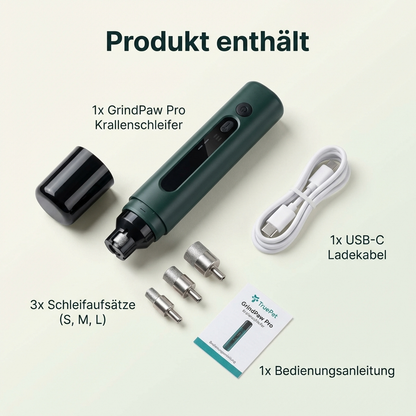 GrindPaw Pro™ — LED Krallenschleifer für Stressfreie Krallenpflege