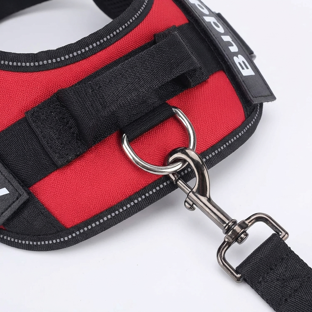 TruePet Reflektierendes Hundegeschirr | Anti-Zug Brustgeschirr | Gepolstert | Nacht-Sichtbarkeit | S-XL