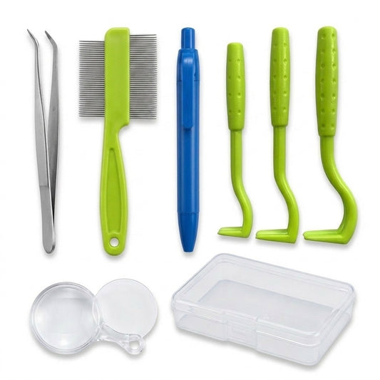 TruePet Zecken-Komplettset 8-teilig – alle Werkzeuge