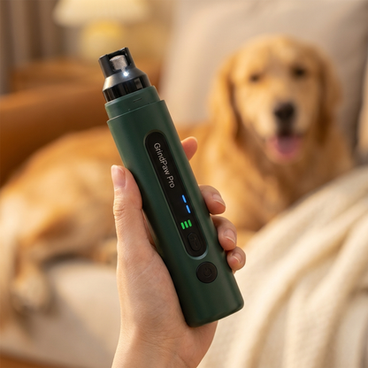 GrindPaw Pro™ — LED Krallenschleifer für Stressfreie Krallenpflege