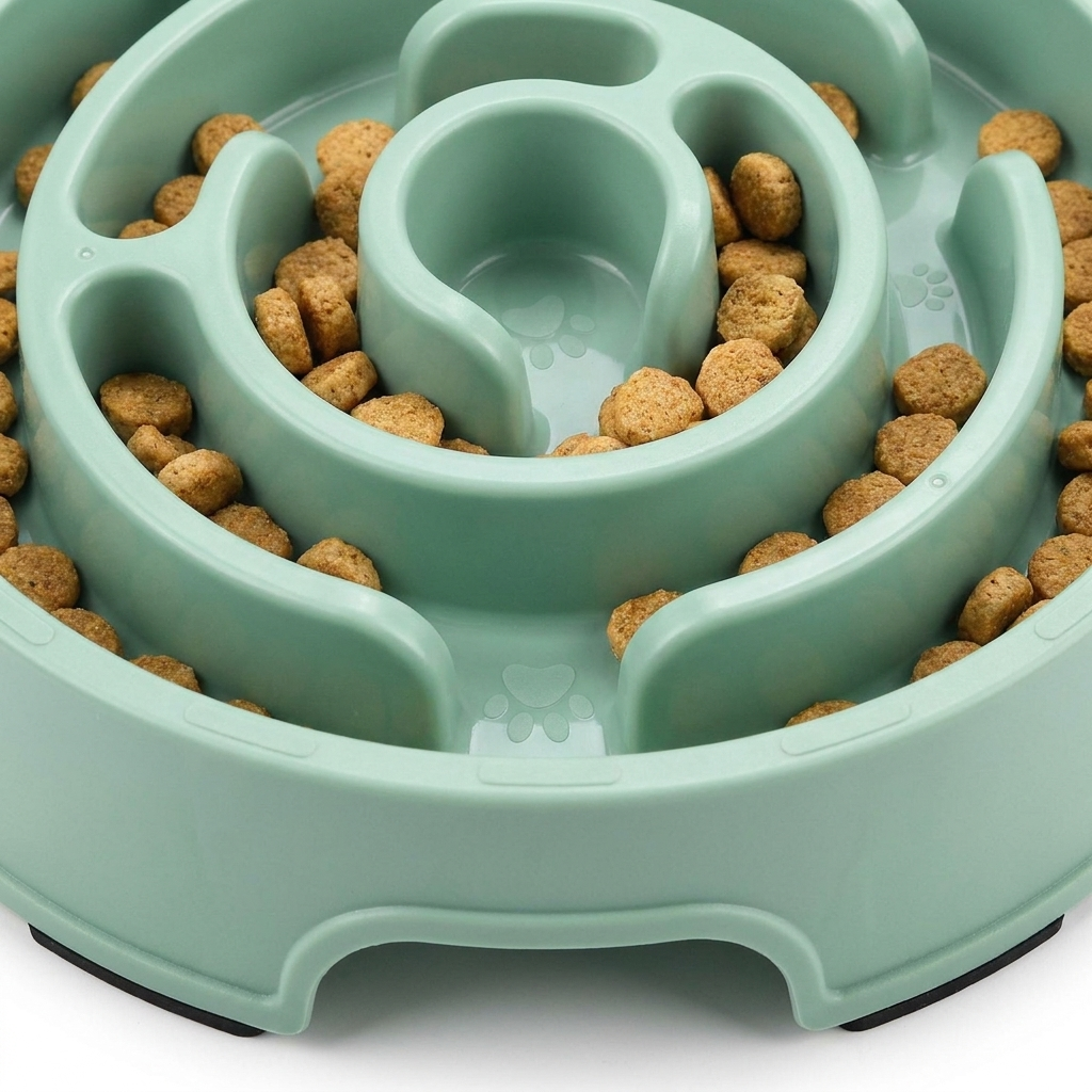 TruePet Anti-Schling Napf | Slow Feeder für Hunde & Katzen | 5–10× langsameres Fressen | Spülmaschinenfest | Ø 20 cm
