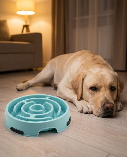 TruePet Anti-Schling Napf | Slow Feeder für Hunde & Katzen | 5–10× langsameres Fressen | Spülmaschinenfest | Ø 20 cm