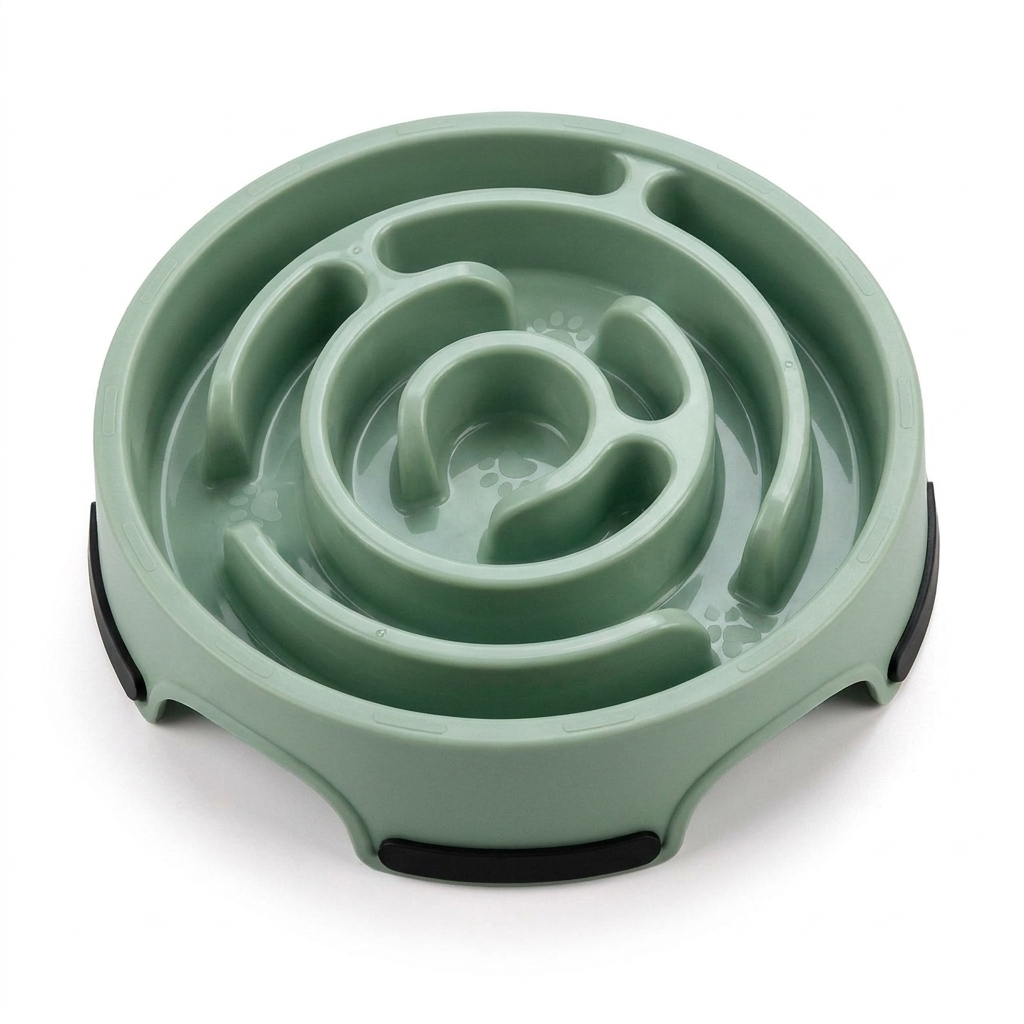 TruePet Anti-Schling Napf | Slow Feeder für Hunde & Katzen | 5–10× langsameres Fressen | Spülmaschinenfest | Ø 20 cm