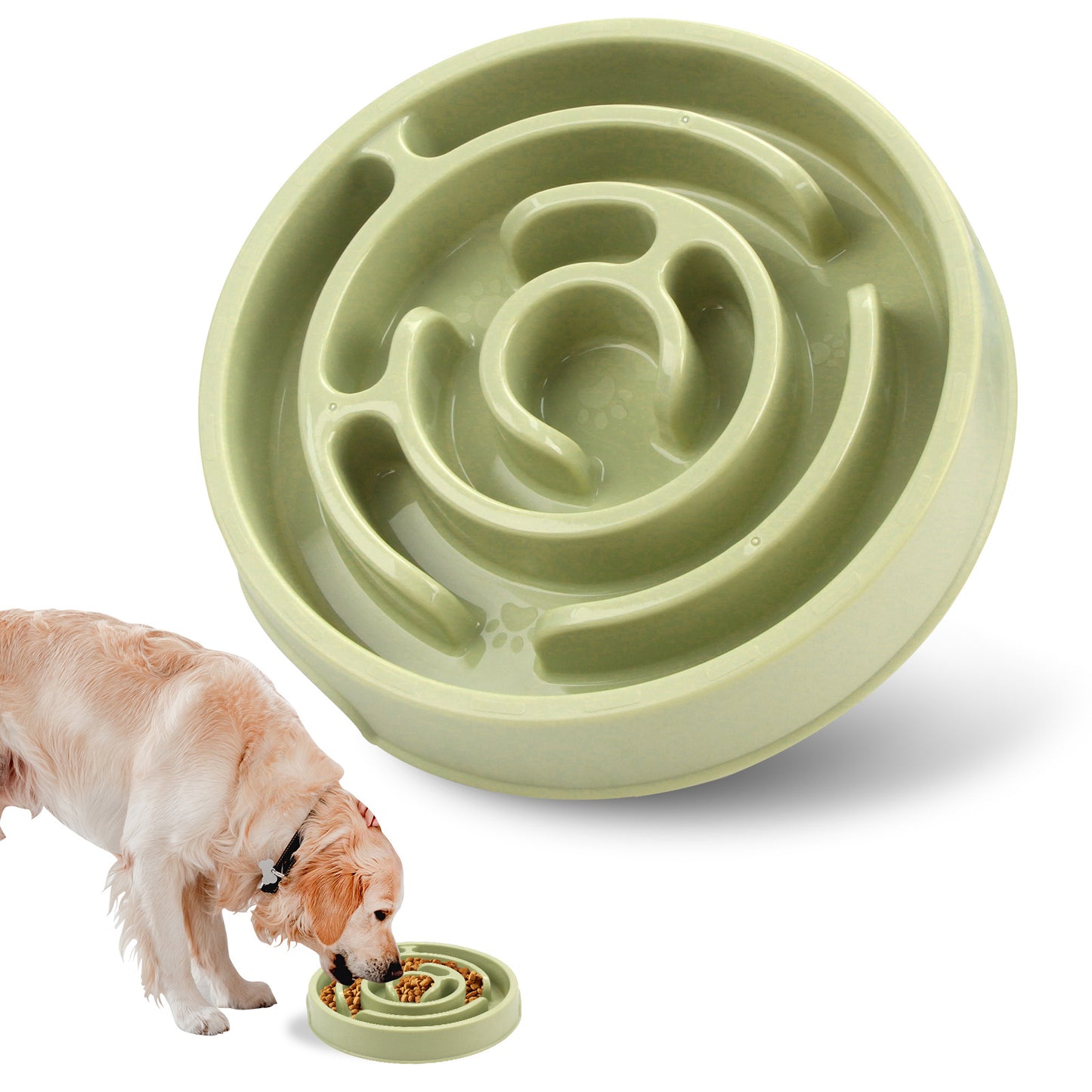 TruePet Anti-Schling Napf | Slow Feeder für Hunde & Katzen | 5–10× langsameres Fressen | Spülmaschinenfest | Ø 20 cm