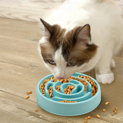 TruePet Anti-Schling Napf | Slow Feeder für Hunde & Katzen | 5–10× langsameres Fressen | Spülmaschinenfest | Ø 20 cm