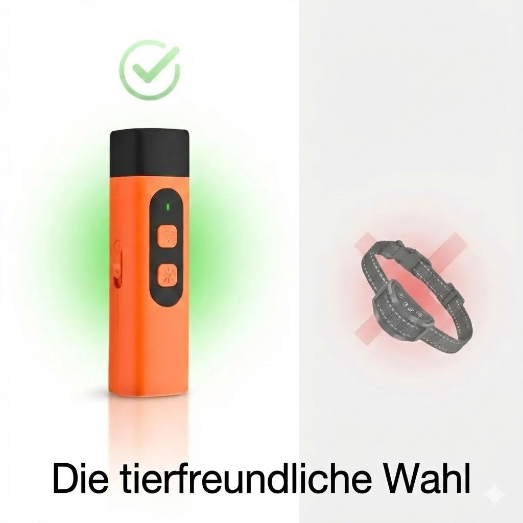 SilentPaw Pro™ | Ultraschall Anti-Bell-Trainer für Hunde – Sanft & Effektiv