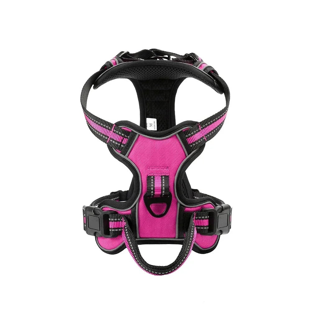 hundegeschirr-netz-atmungsaktiv Rosa
