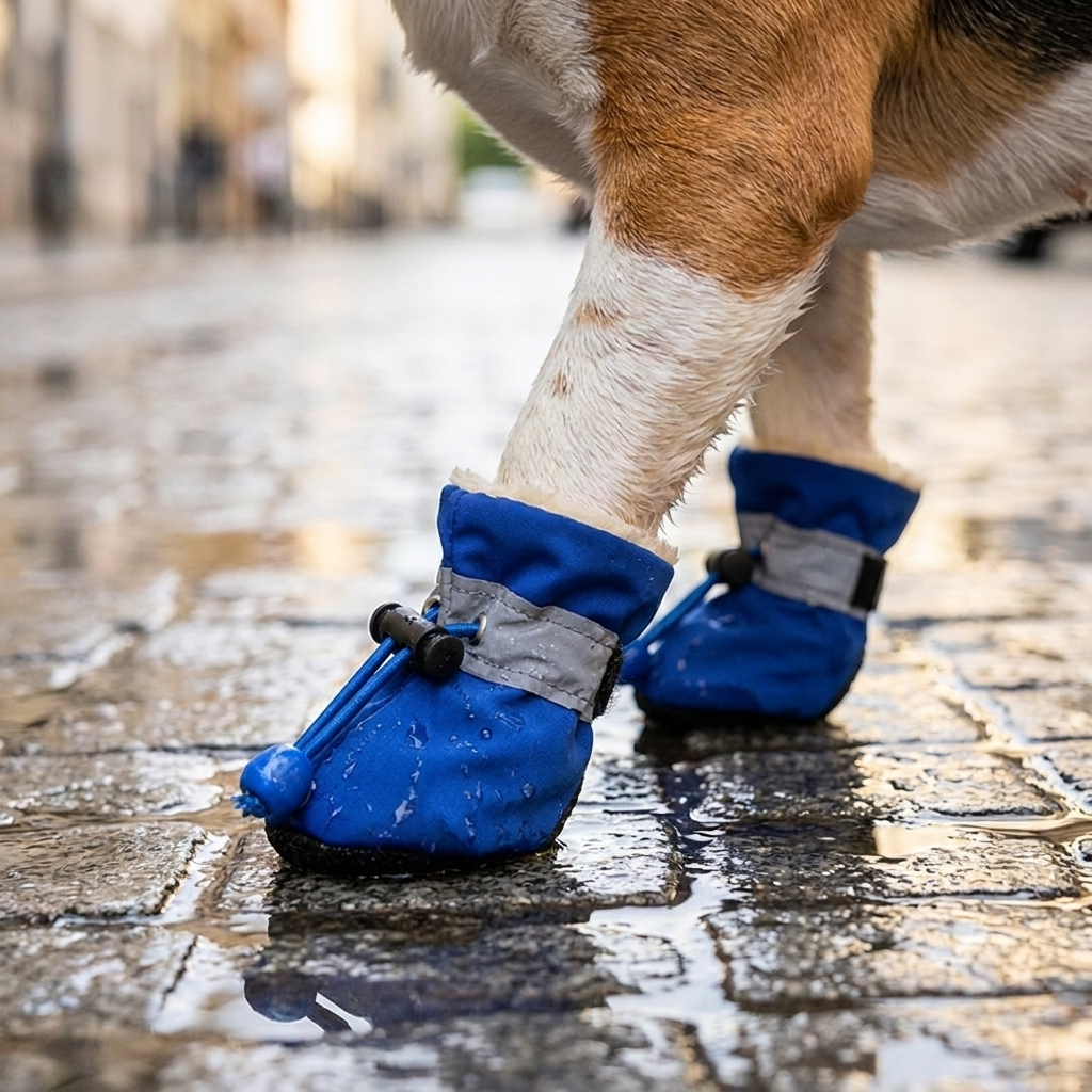TruePet Hundeschuhe 4er-Set — wasserdicht & rutschfest