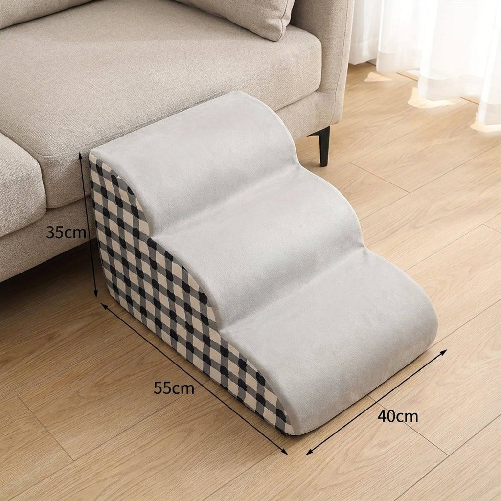 TruePet Hundetreppe Aufsicht 3 Stufen