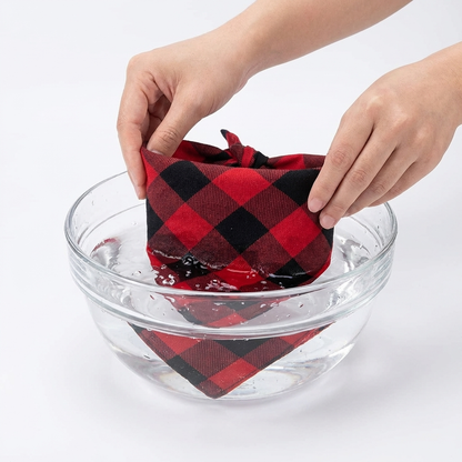 TruePet Kühlhalsband Hund | Kühltuch Bandana Sommer | Sofortige Abkühlung | Waschbar | S-L