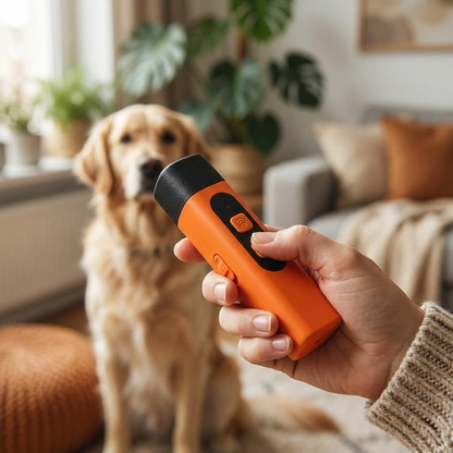 SilentPaw Pro™ | Ultraschall Anti-Bell-Trainer für Hunde – Sanft & Effektiv