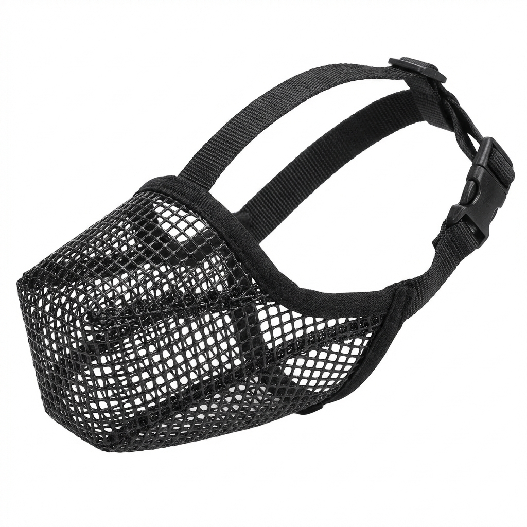 TruePet Maulkorb Hund Silikon | Weich & Atmungsaktiv | Trinken Möglich | Verstellbar | S-XXL