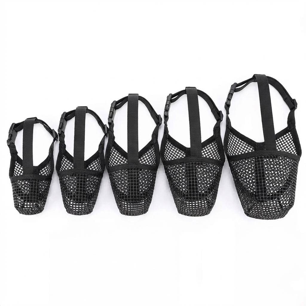TruePet Maulkorb Hund Silikon | Weich & Atmungsaktiv | Trinken Möglich | Verstellbar | S-XXL