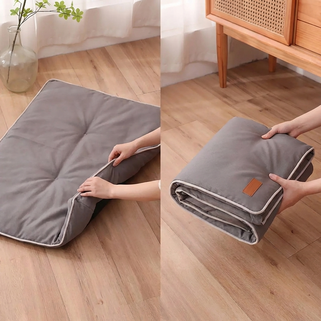 TruePet Outdoor Hundedecke Wasserdicht | Camping Picknick Auto | Fleece Oberseite | Faltbar | M-XL