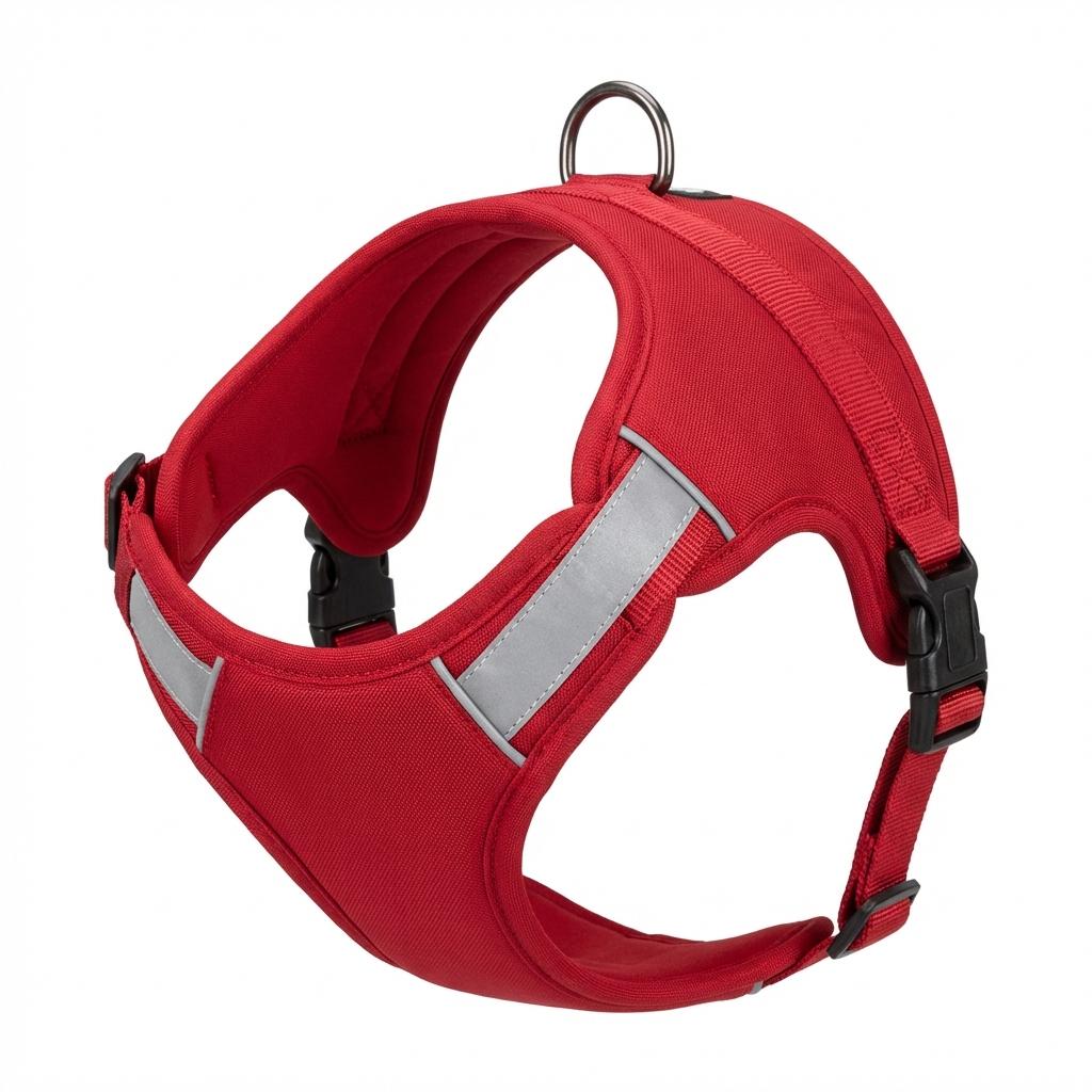 reflektierendes-hundegeschirr Rot