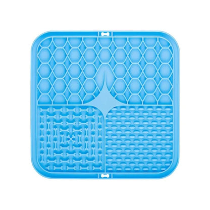 schleckmatte-saugnapf Blau