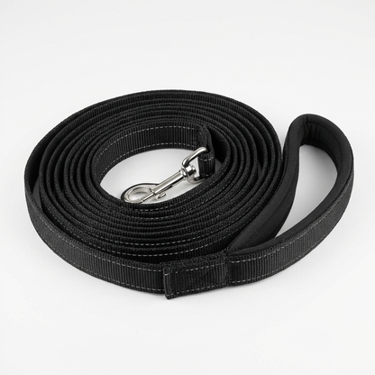 TruePet Schleppleine Hund | 5m 10m 15m | Reflektierend & Gepolstert | Nylon Training | Rückruftraining