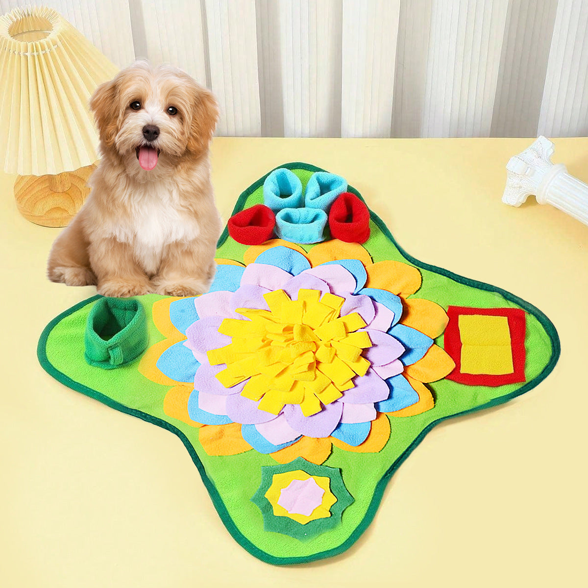 TruePet Schnüffelmatte Hund | Schnüffelteppich für Nasenarbeit | Intelligenzspielzeug gegen Langeweile
