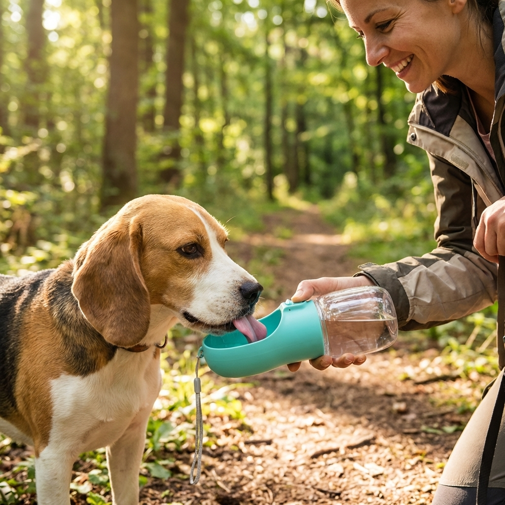 TruePet Trinkflasche Hund Unterwegs
