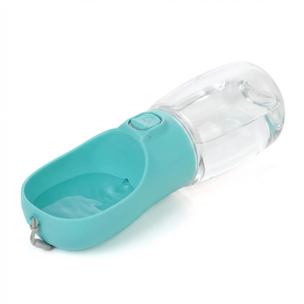 TruePet Trinkflasche Hund Unterwegs | Hundetrinkflasche Tragbar | Auslaufsicher | BPA-Frei | 350ml & 550ml