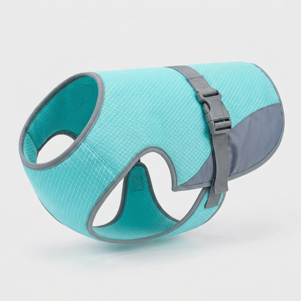 TruePet Kühlweste Pro Blau (Türkis) – Produktansicht