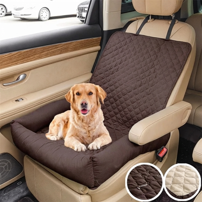 TruePet Auto-Transportbett für Hunde & Katzen | Wasserdicht | Maschinenwaschbar | Erhöhte Ränder | Nur 500g | 6 Farben