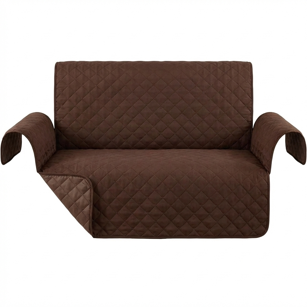 TruePet Wasserdichte Sofa-Schutzdecke | Rutschfest & Gesteppt | 1-3 Sitzer