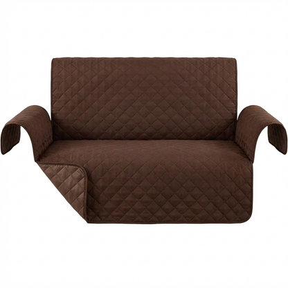 TruePet Wasserdichte Sofa-Schutzdecke | Rutschfest & Gesteppt | 1-3 Sitzer