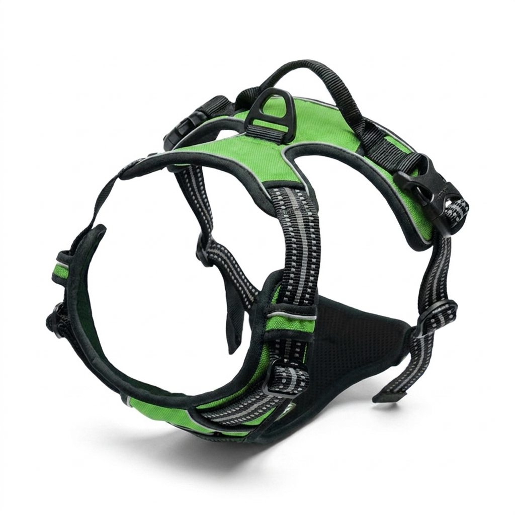 TruePet Anti-Zug Hundegeschirr Grün